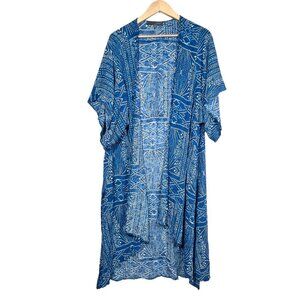 TYSA Kimono Style boho coastal long robe sz S (0/1)‎